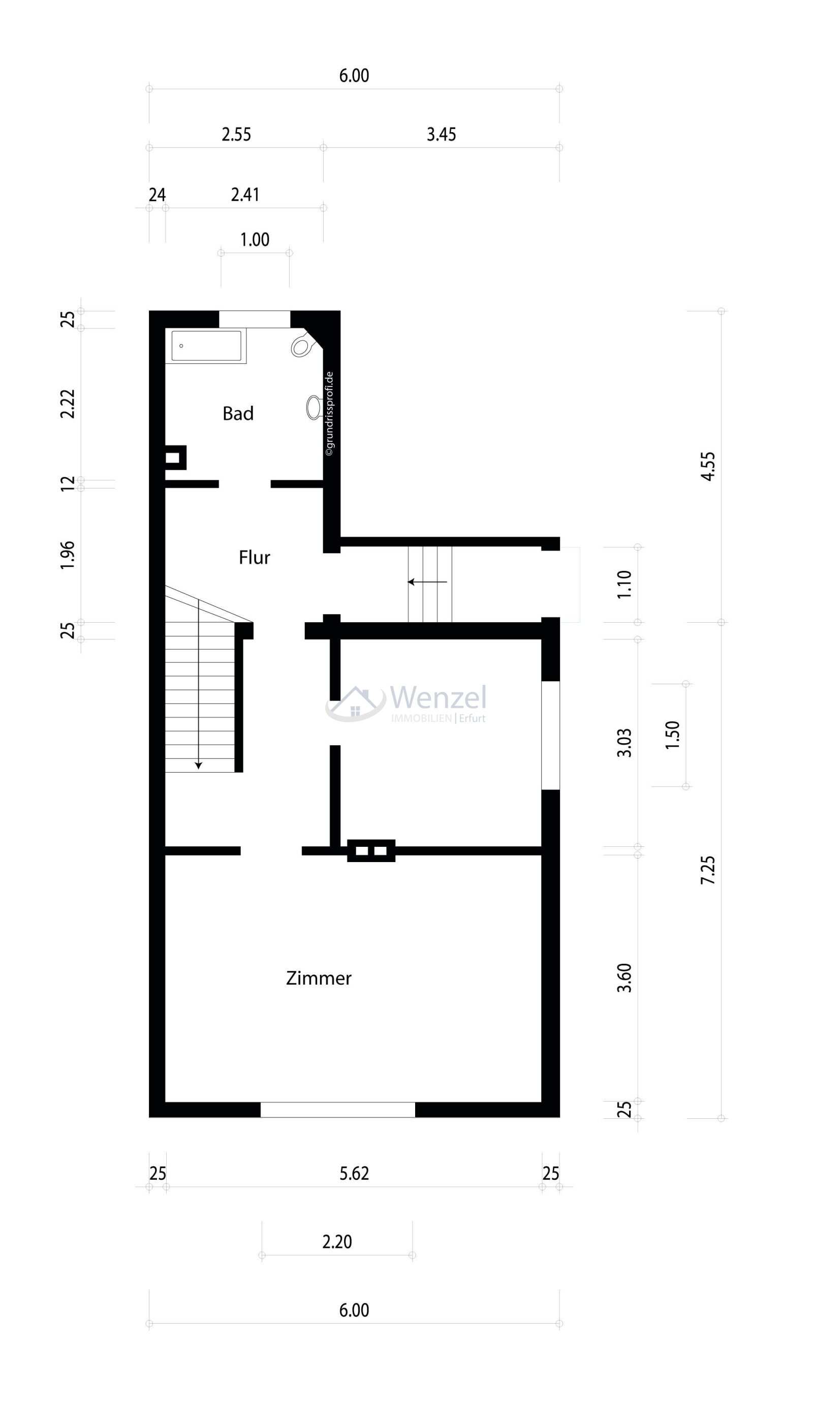 Vier-Zimmer-Wohnung mit Hauscharakter