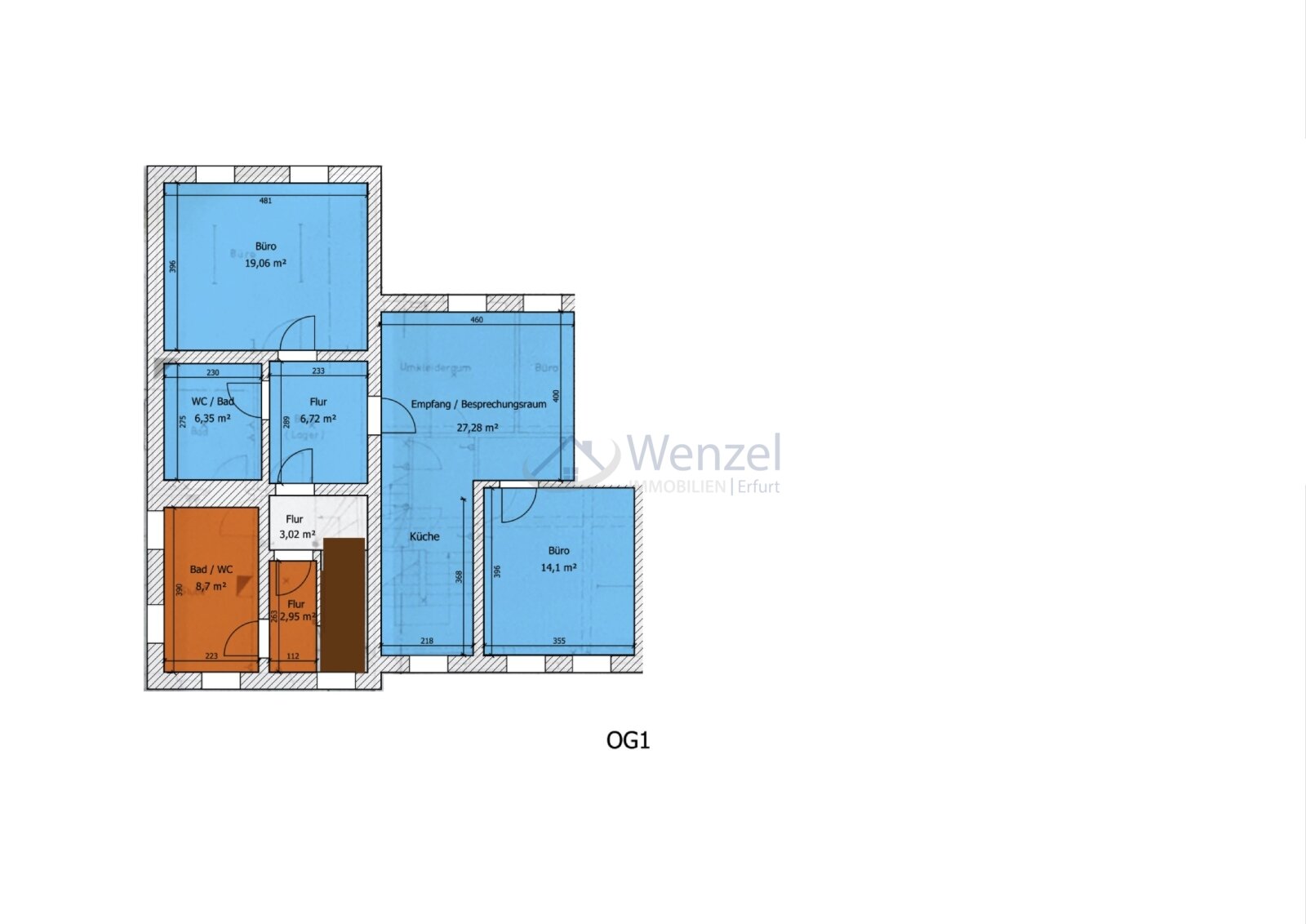 Individuelle Gewerbefläche