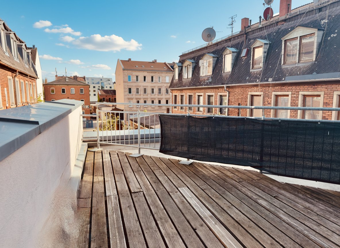 Attraktive Kapitalanlage: Ein-Zimmer Appartement mit riesiger Dachterrasse