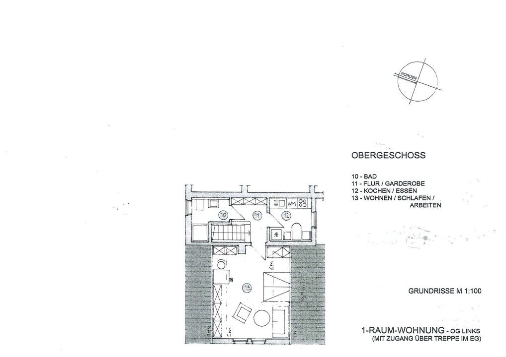 Cooles 1-Zimmer-Appartement bei Jena
