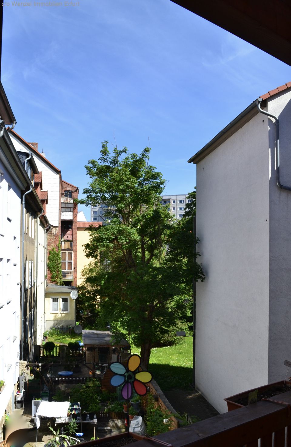Ausblick vom Balkon Ausblick vom Balkon