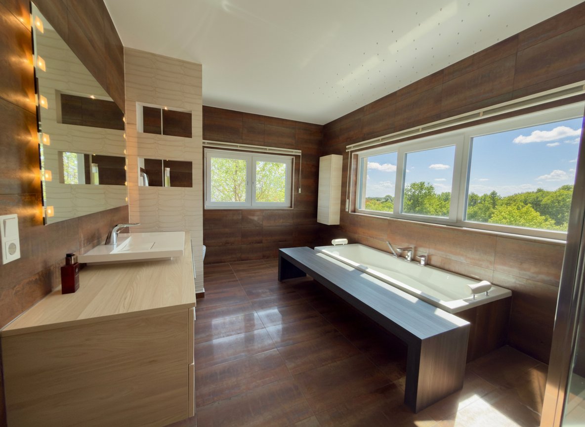 Luxuriöses Spa-Badezimmer