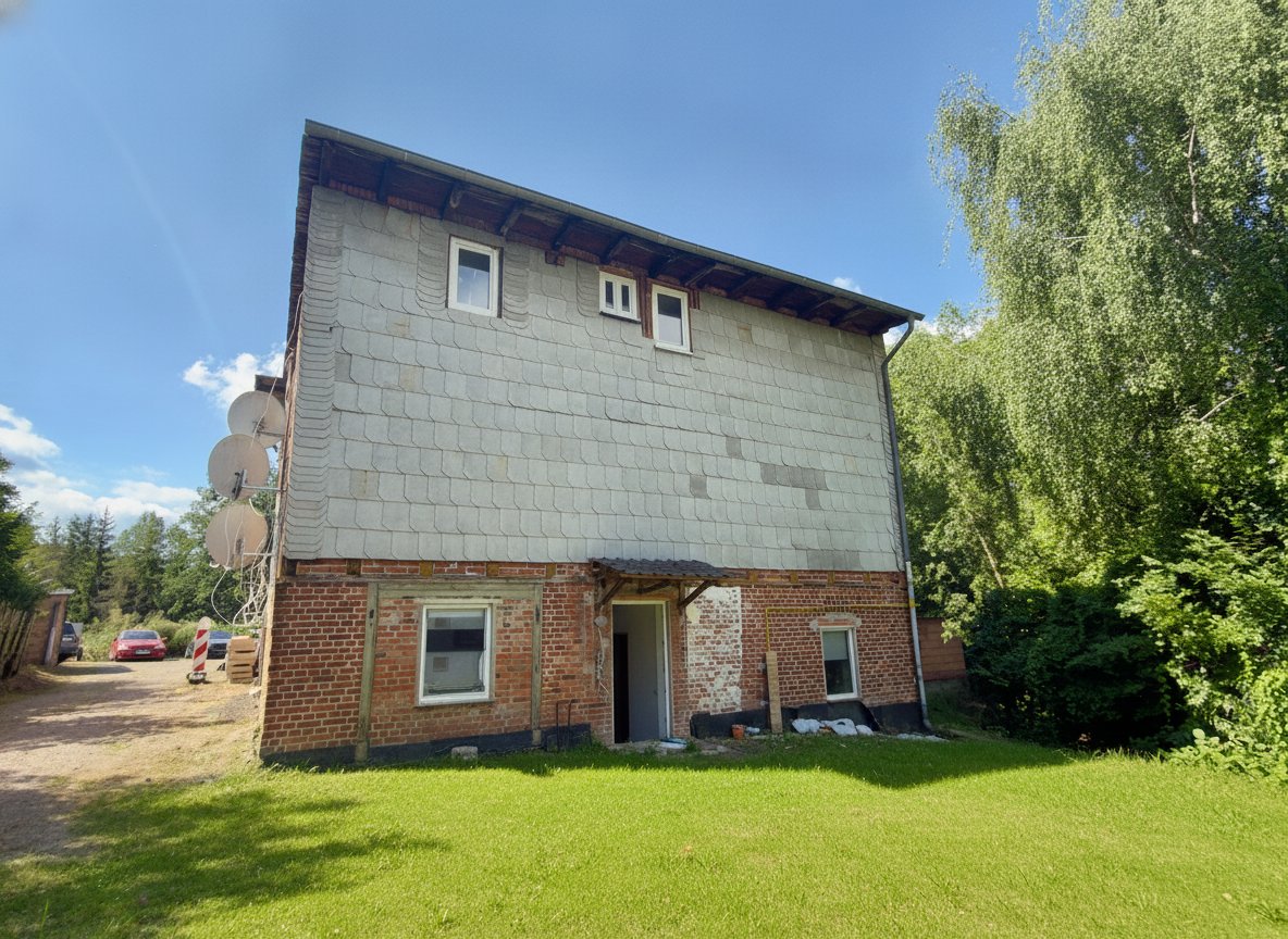 Rückseite Wohnhaus
