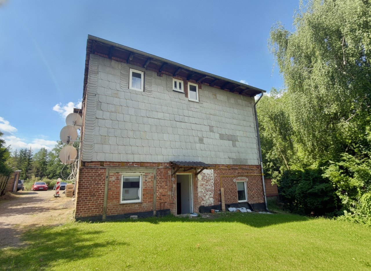 Rückseite Wohnhaus