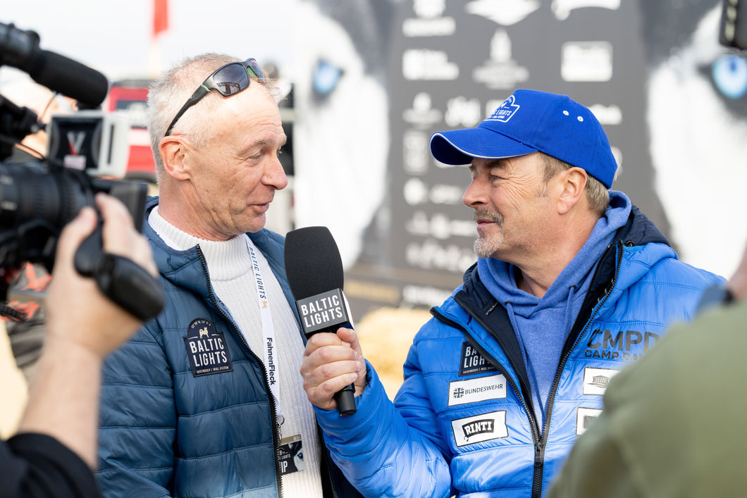 Inhaber André Wenzel im Live-Interview mit Veranstalter Till Demtrøder