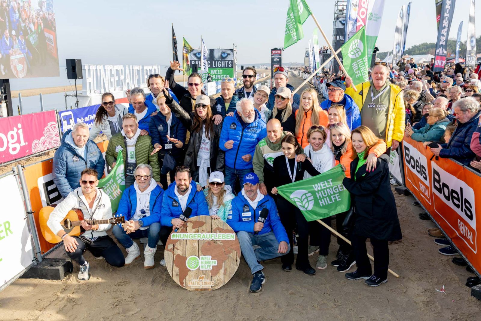 Gruppenfoto zugunsten der Welthungerhilfe beim BALTIC LIGHTS 2026